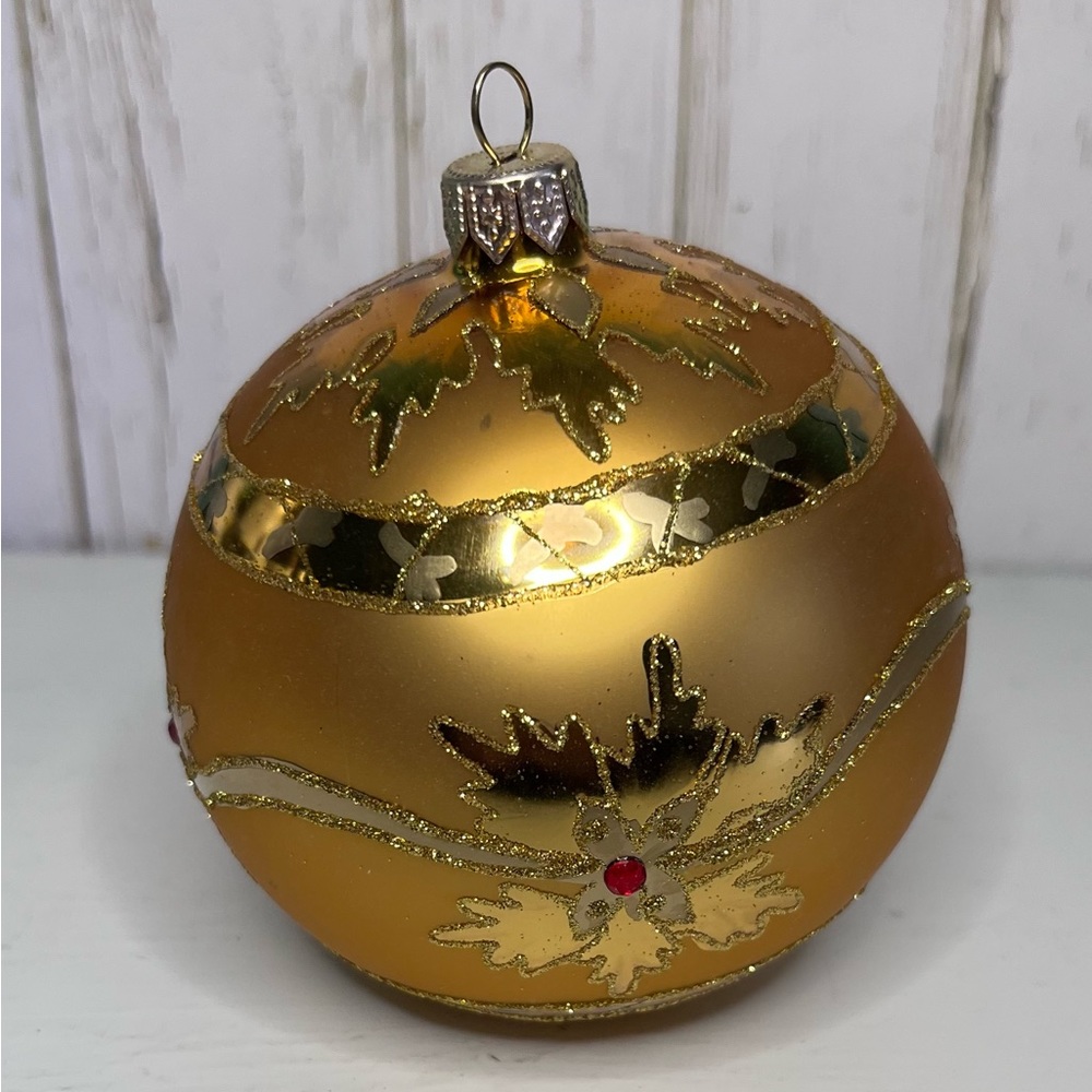 Gold Polish  Christmas ornament